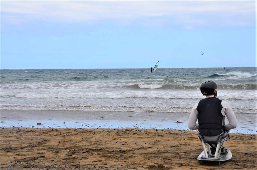 Adapted Kitesurfing