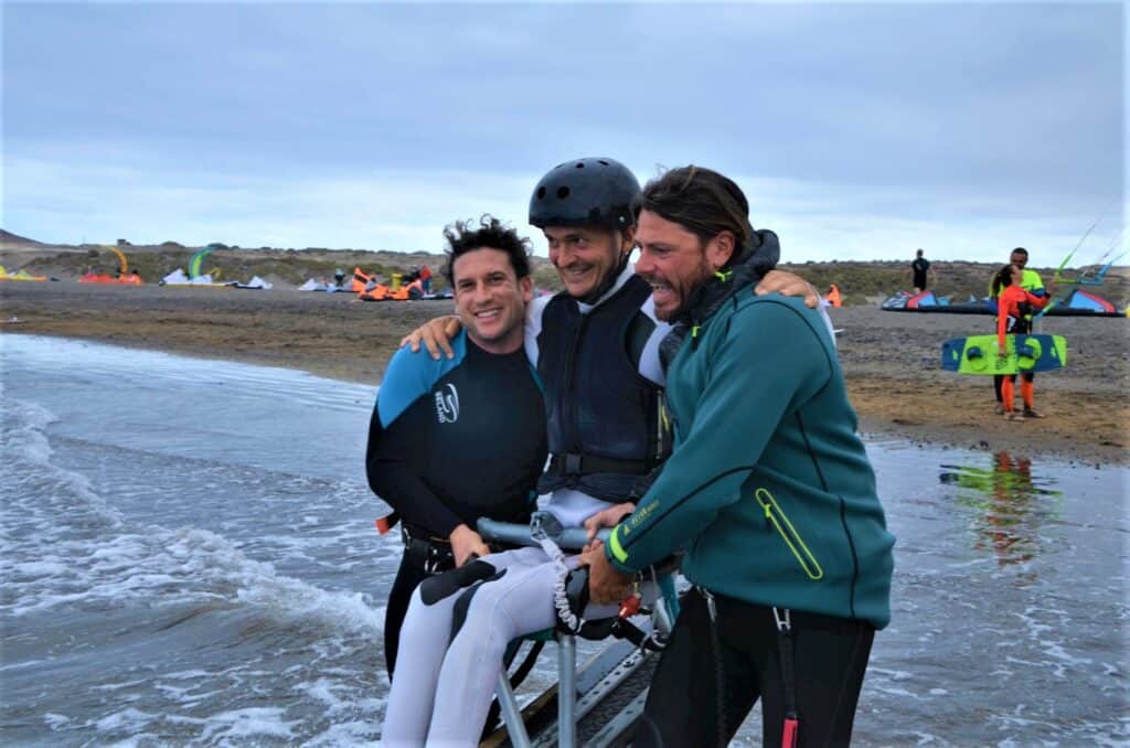 Adapted Kitesurfing