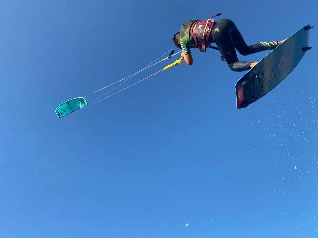 Kitesurfing Jump